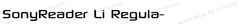 SonyReader Li Regula字体转换